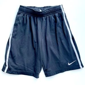 Boys Grey NIKE Mesh Shorts